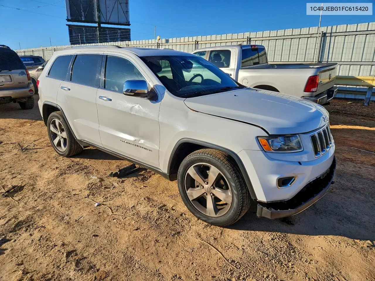 1C4RJEBG1FC615420 2015 Jeep Grand Cherokee Limited