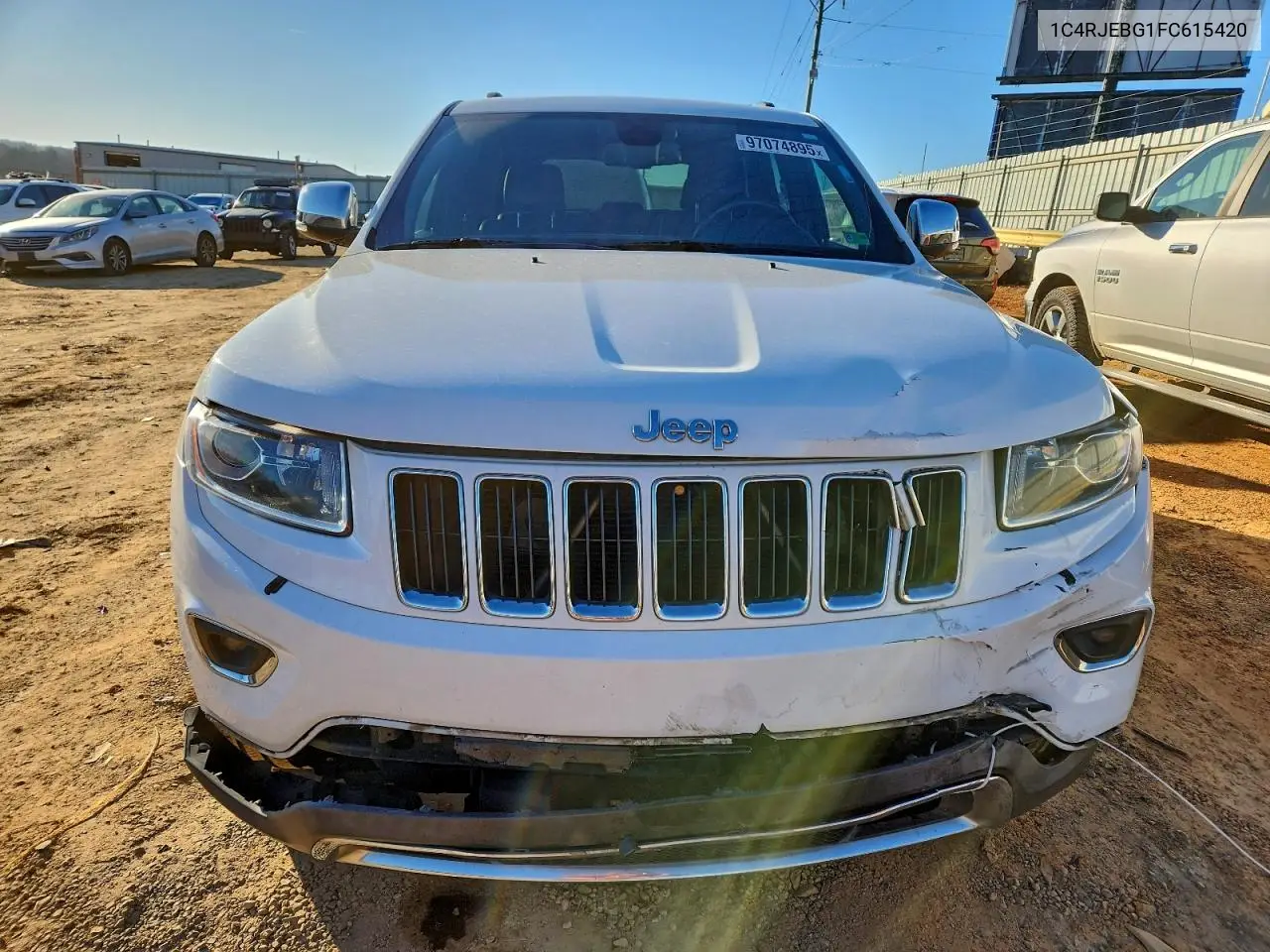 1C4RJEBG1FC615420 2015 Jeep Grand Cherokee Limited