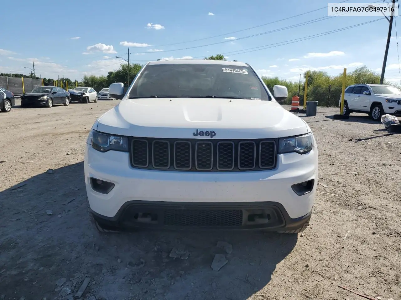 1C4RJFAG7GC497916 2016 Jeep Grand Cherokee Laredo
