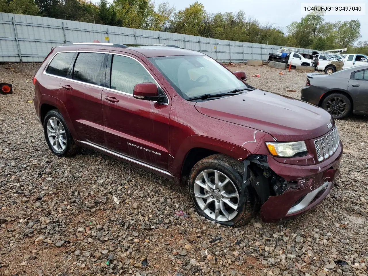 1C4RJFJG1GC497040 2016 Jeep Grand Cherokee Summit