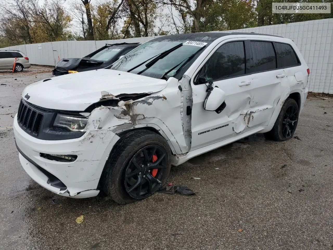 1C4RJFDJ5GC411493 2016 Jeep Grand Cherokee Srt-8