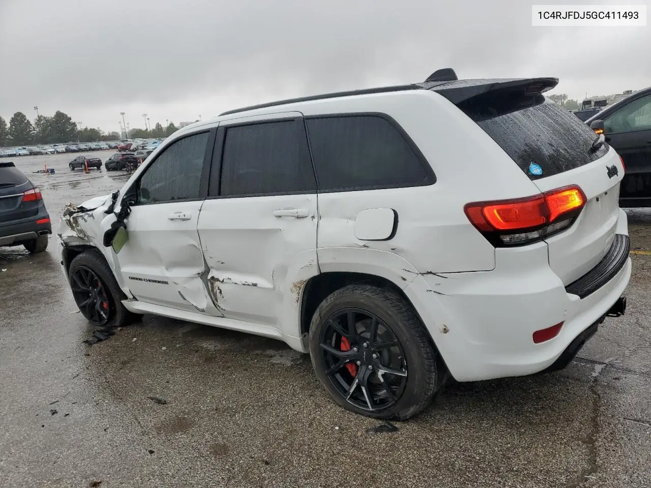 1C4RJFDJ5GC411493 2016 Jeep Grand Cherokee Srt-8