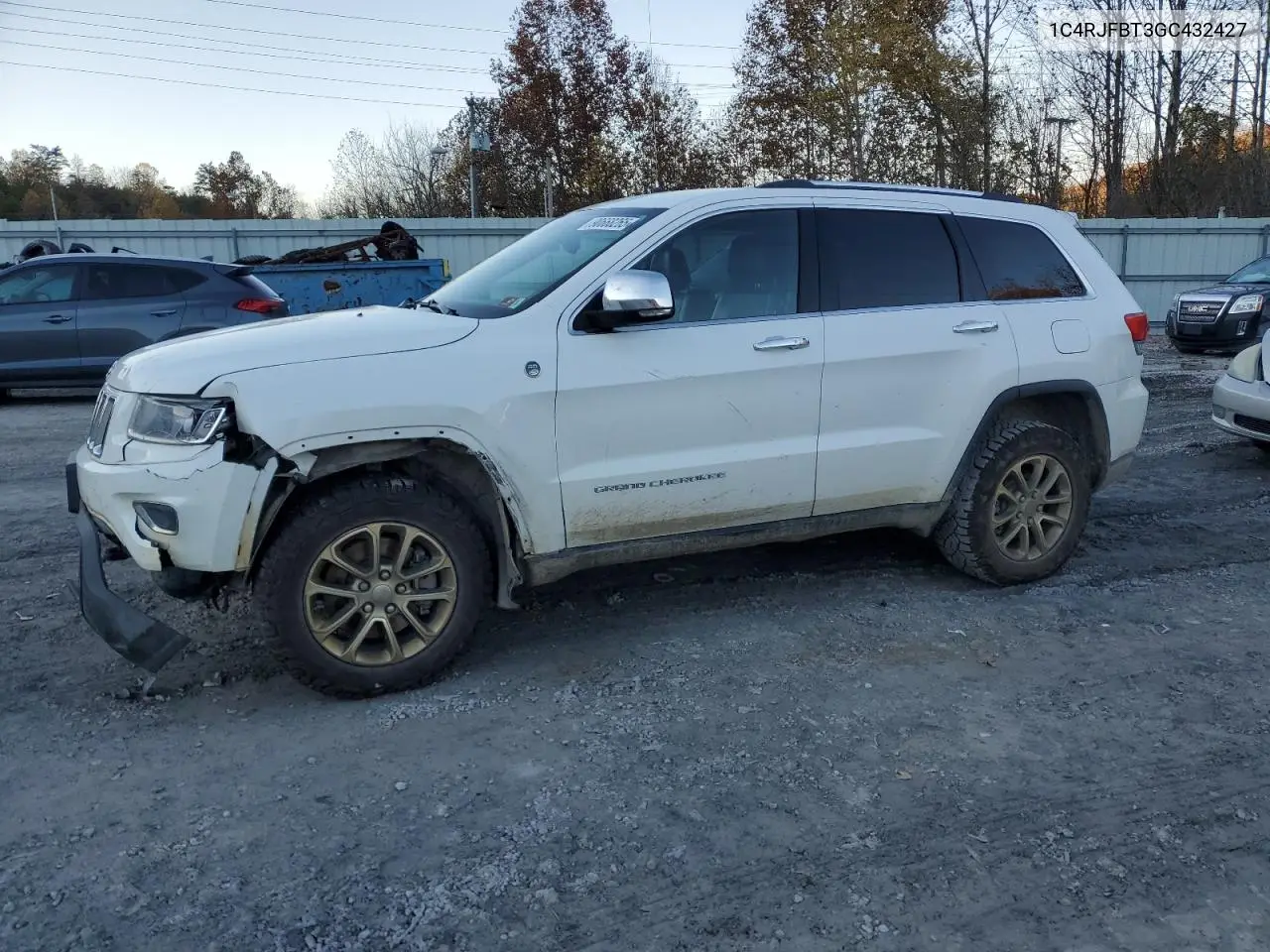 1C4RJFBT3GC432427 2016 Jeep Grand Cherokee Limited