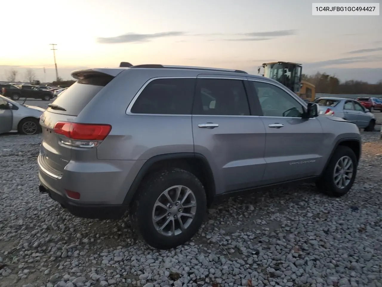 1C4RJFBG1GC494427 2016 Jeep Grand Cherokee Limited