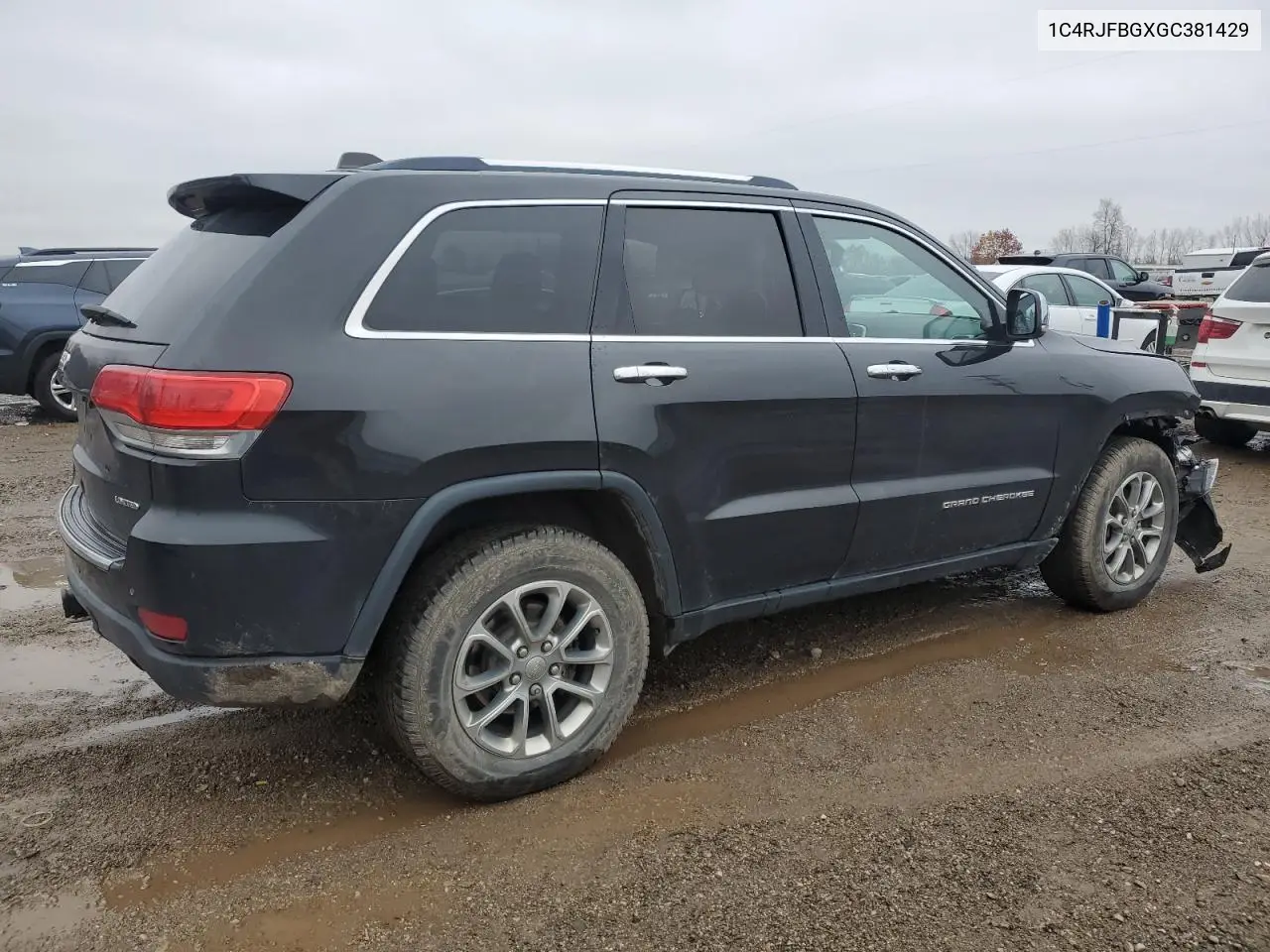 1C4RJFBGXGC381429 2016 Jeep Grand Cherokee Limited