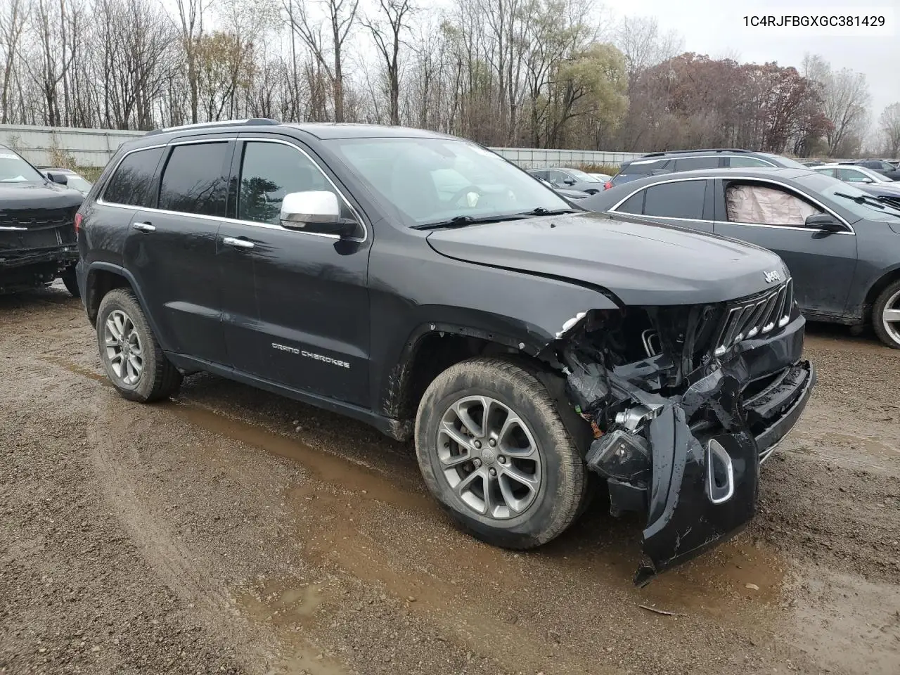 1C4RJFBGXGC381429 2016 Jeep Grand Cherokee Limited