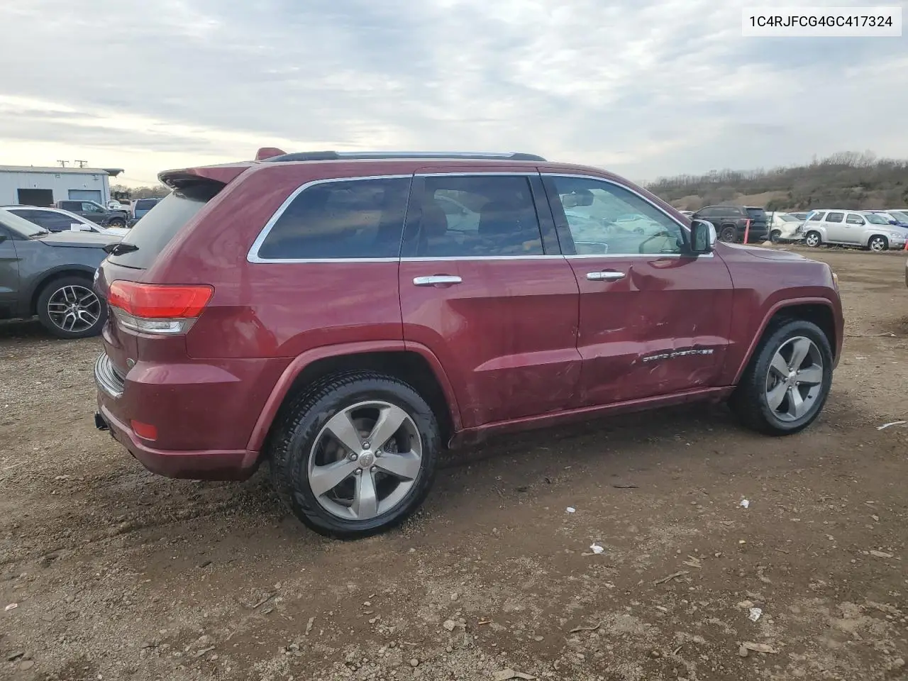 1C4RJFCG4GC417324 2016 Jeep Grand Cherokee Overland