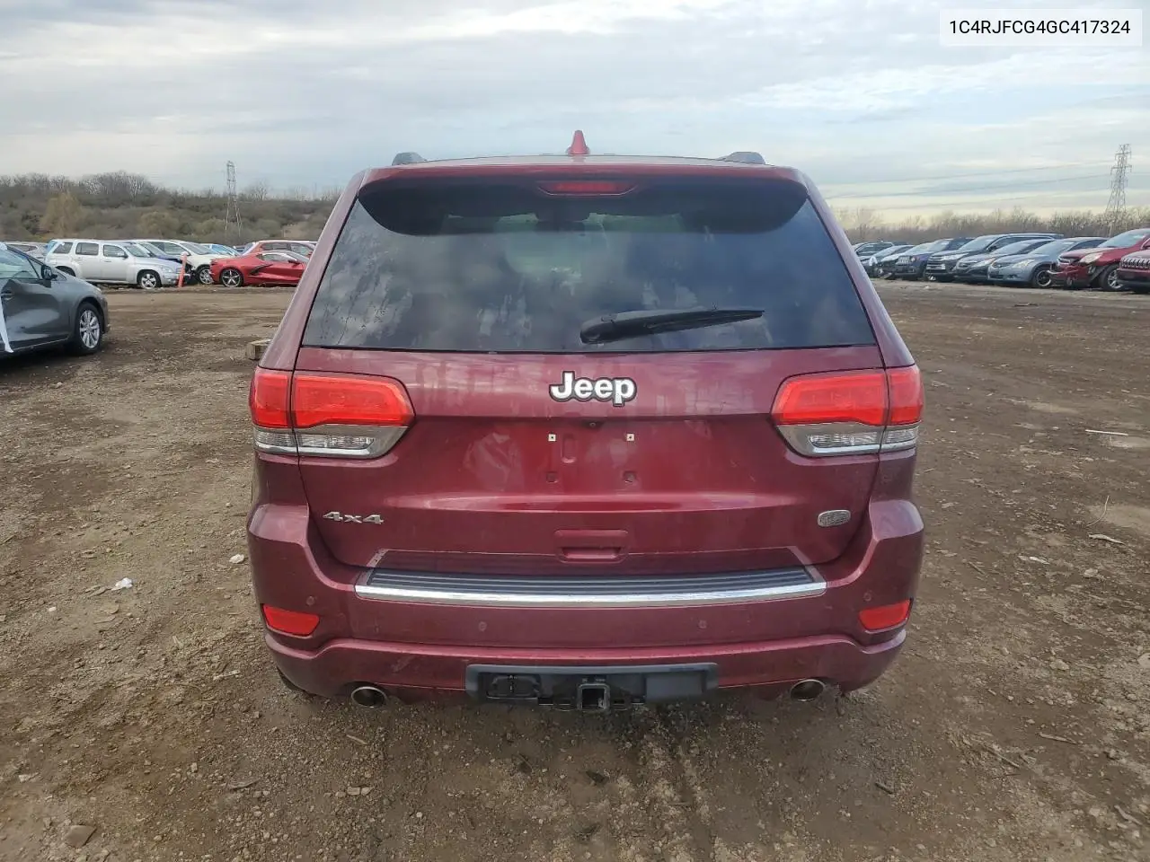 1C4RJFCG4GC417324 2016 Jeep Grand Cherokee Overland