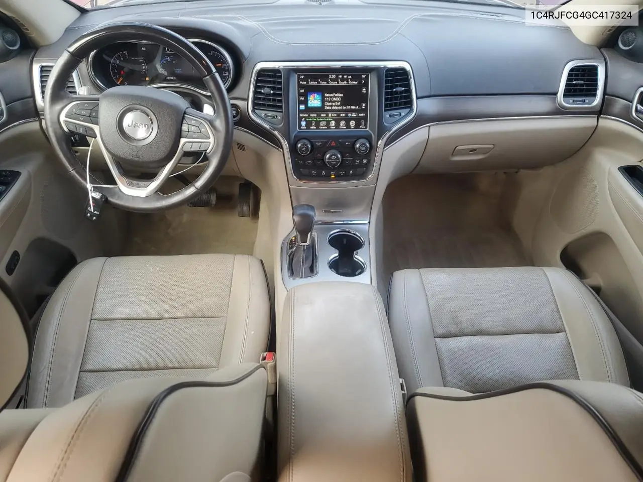 1C4RJFCG4GC417324 2016 Jeep Grand Cherokee Overland