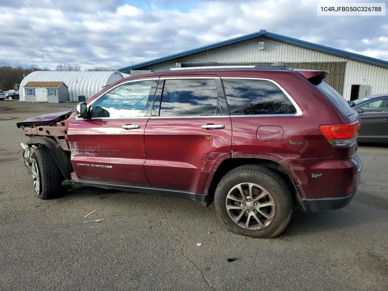 1C4RJFBG5GC326788 2016 Jeep Grand Cherokee Limited