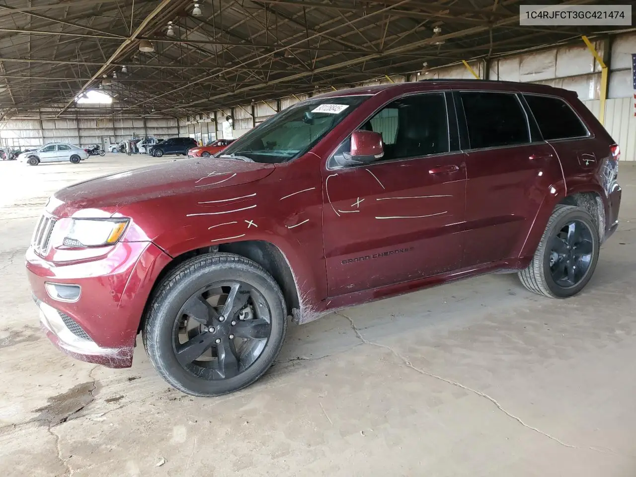 1C4RJFCT3GC421474 2016 Jeep Grand Cherokee Overland
