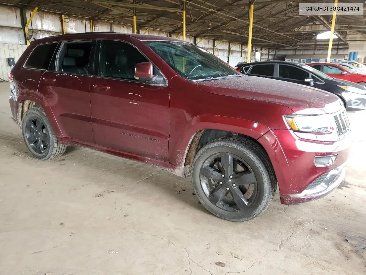 1C4RJFCT3GC421474 2016 Jeep Grand Cherokee Overland