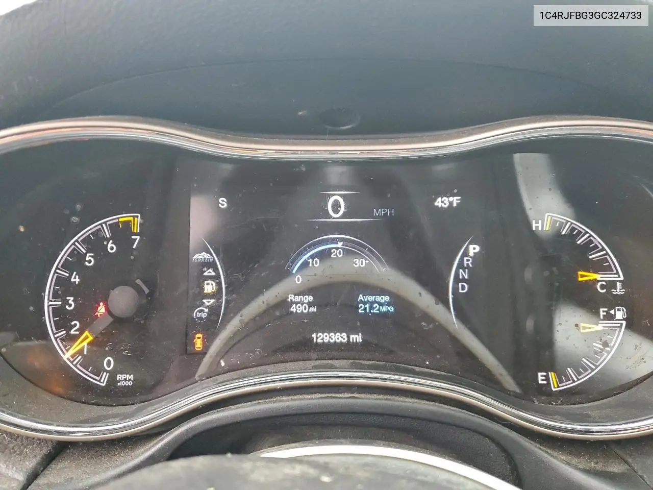 1C4RJFBG3GC324733 2016 Jeep Grand Cherokee Limited