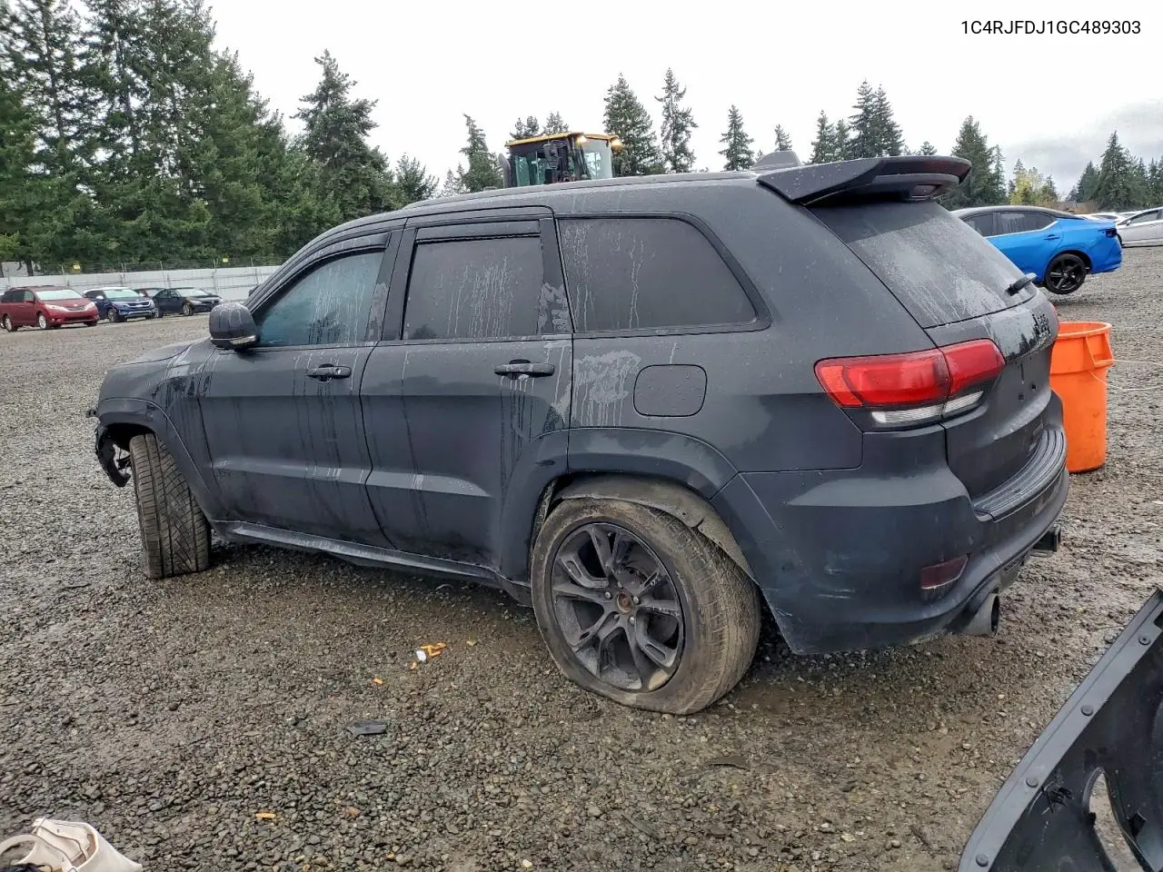 1C4RJFDJ1GC489303 2016 Jeep Grand Cherokee Srt-8