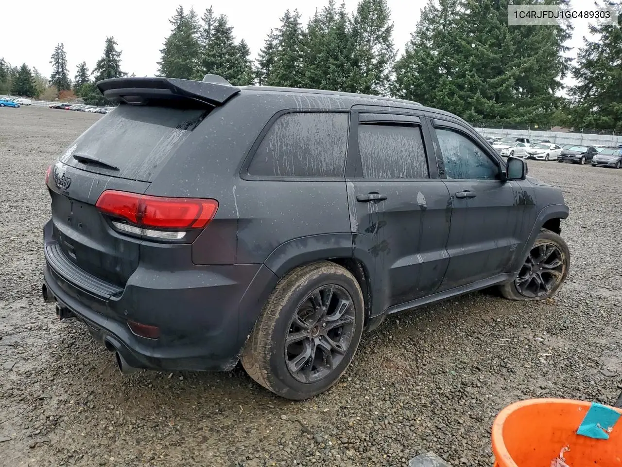 1C4RJFDJ1GC489303 2016 Jeep Grand Cherokee Srt-8