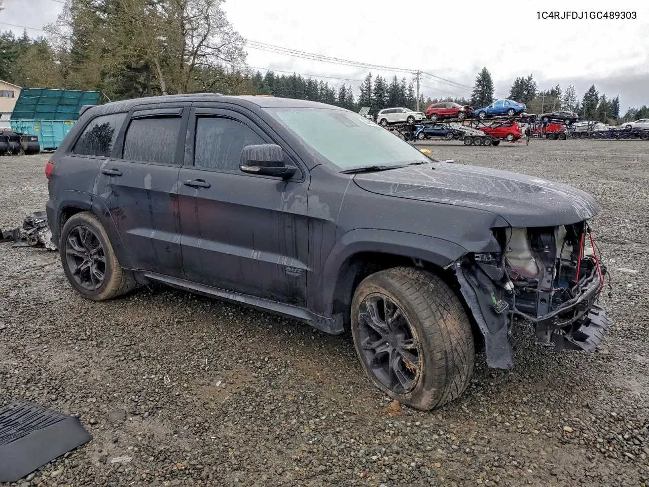 1C4RJFDJ1GC489303 2016 Jeep Grand Cherokee Srt-8