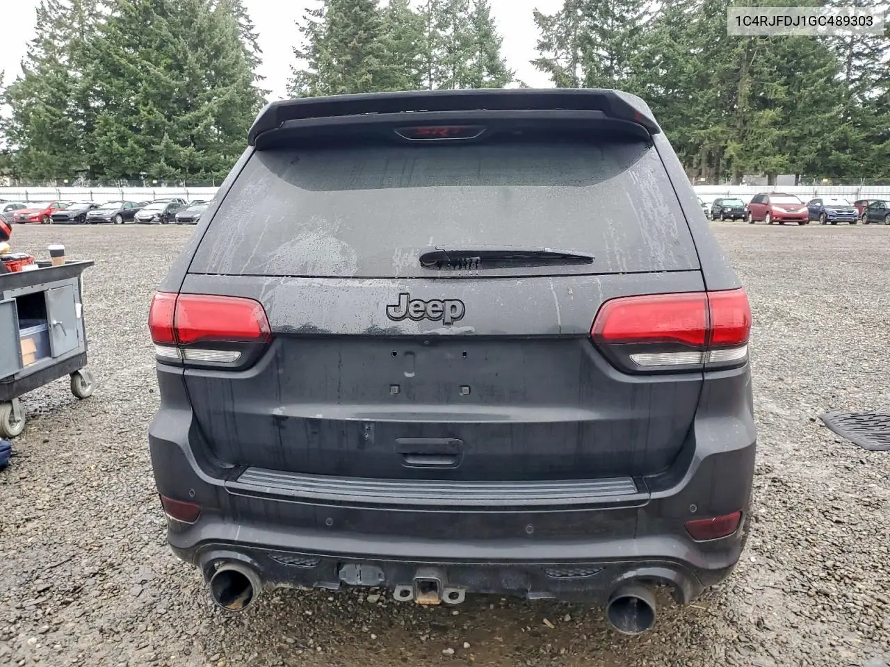 1C4RJFDJ1GC489303 2016 Jeep Grand Cherokee Srt-8