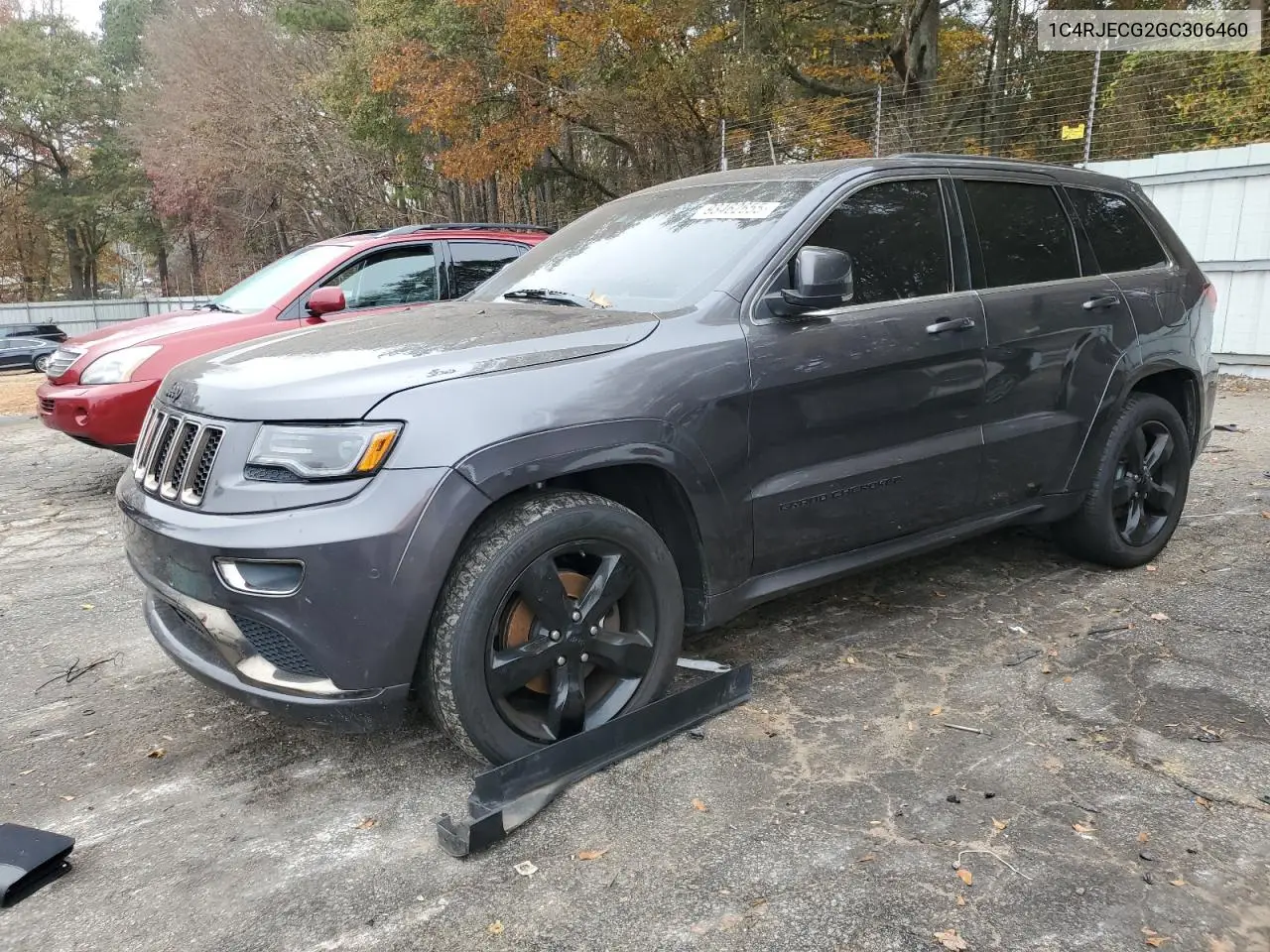 1C4RJECG2GC306460 2016 Jeep Grand Cherokee Overland