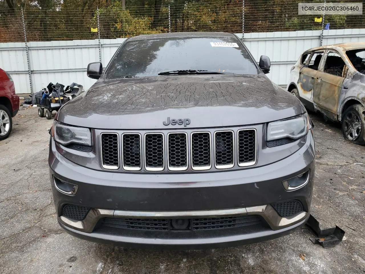 1C4RJECG2GC306460 2016 Jeep Grand Cherokee Overland