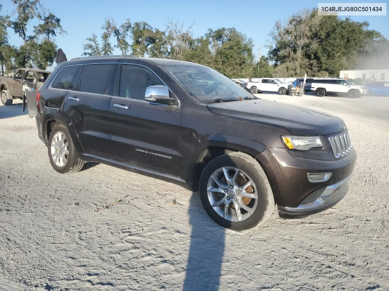 1C4RJEJG8GC501434 2016 Jeep Grand Cherokee Summit