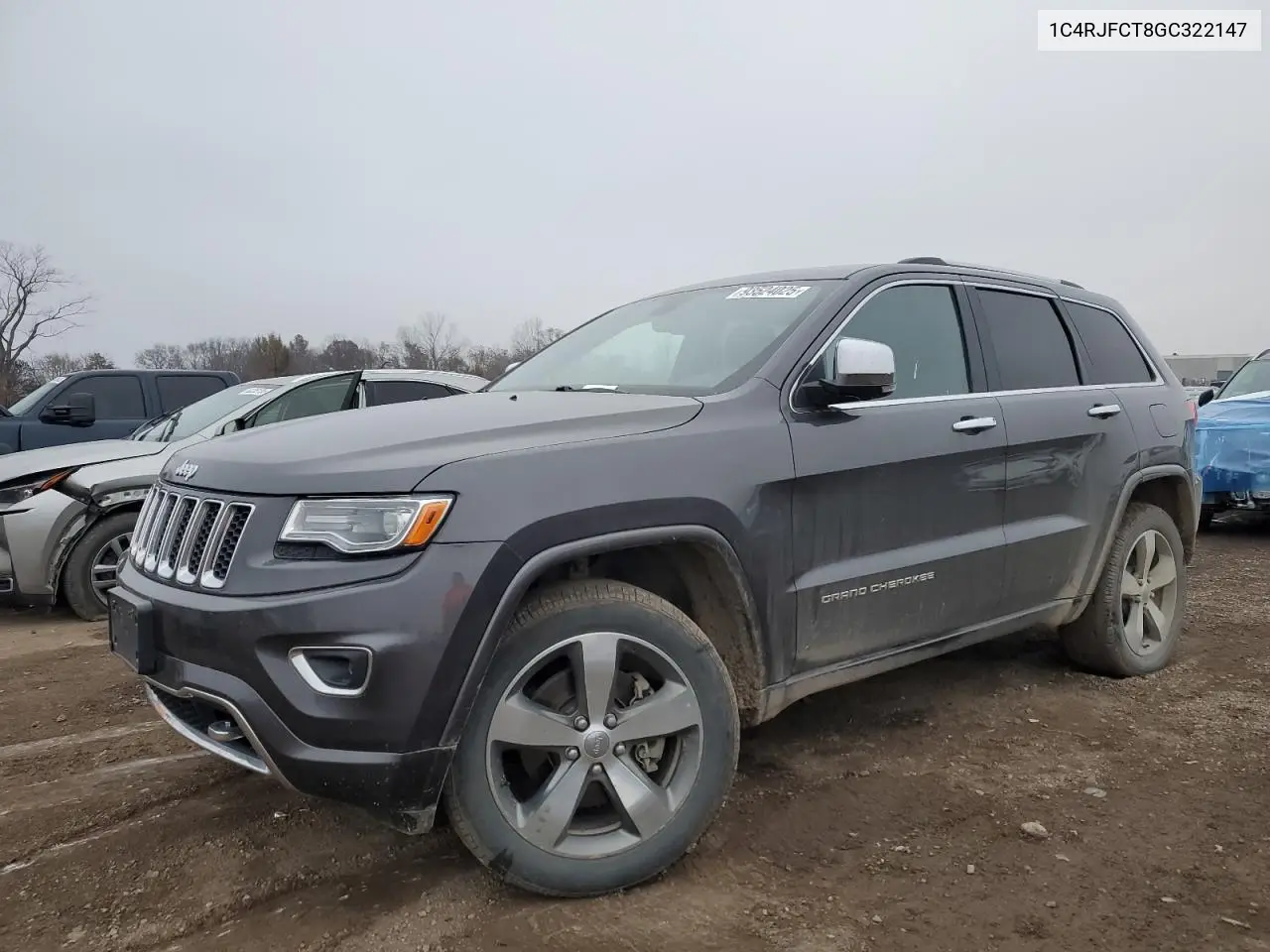 1C4RJFCT8GC322147 2016 Jeep Grand Cherokee Overland