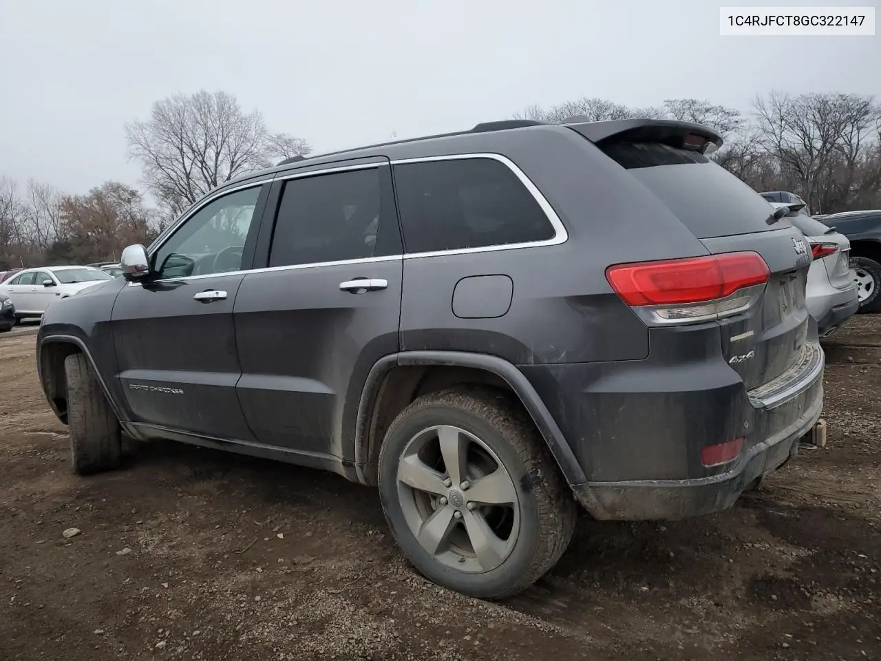 1C4RJFCT8GC322147 2016 Jeep Grand Cherokee Overland
