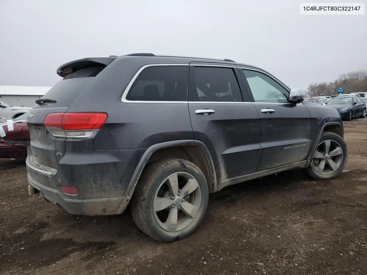 1C4RJFCT8GC322147 2016 Jeep Grand Cherokee Overland
