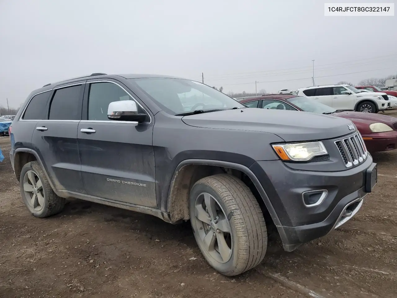 1C4RJFCT8GC322147 2016 Jeep Grand Cherokee Overland