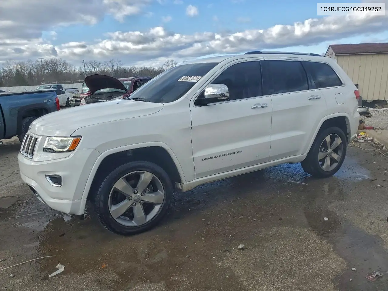 1C4RJFCG4GC349252 2016 Jeep Grand Cherokee Overland