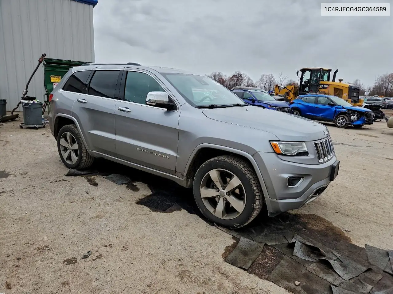 1C4RJFCG4GC364589 2016 Jeep Grand Cherokee Overland