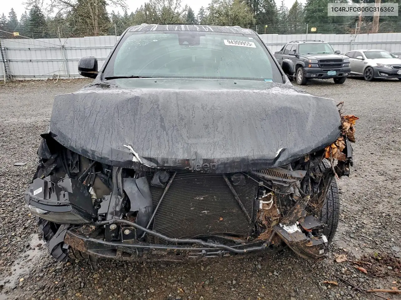 1C4RJFCG0GC316362 2016 Jeep Grand Cherokee Overland