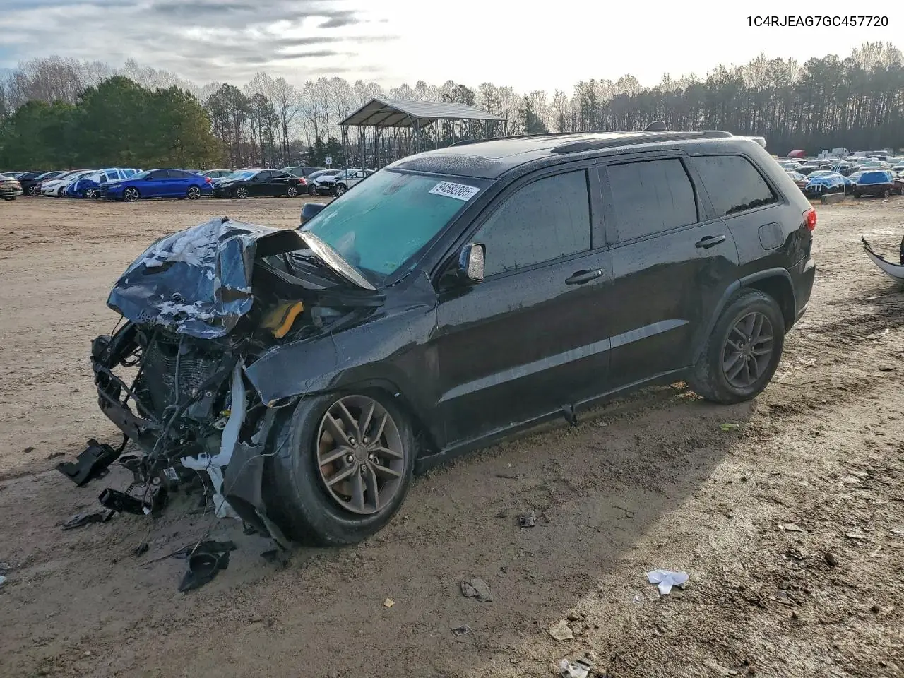 1C4RJEAG7GC457720 2016 Jeep Grand Cherokee Laredo