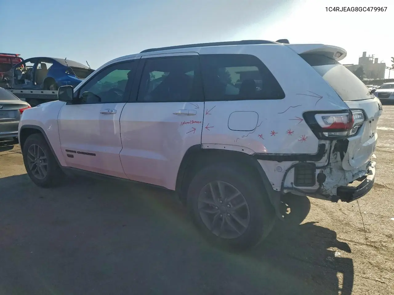 1C4RJEAG8GC479967 2016 Jeep Grand Cherokee Laredo