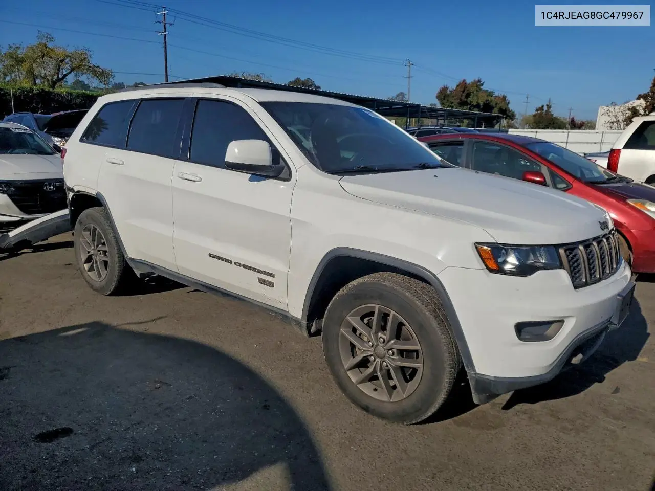 1C4RJEAG8GC479967 2016 Jeep Grand Cherokee Laredo