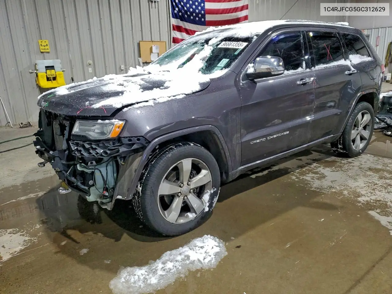 1C4RJFCG5GC312629 2016 Jeep Grand Cherokee Overland