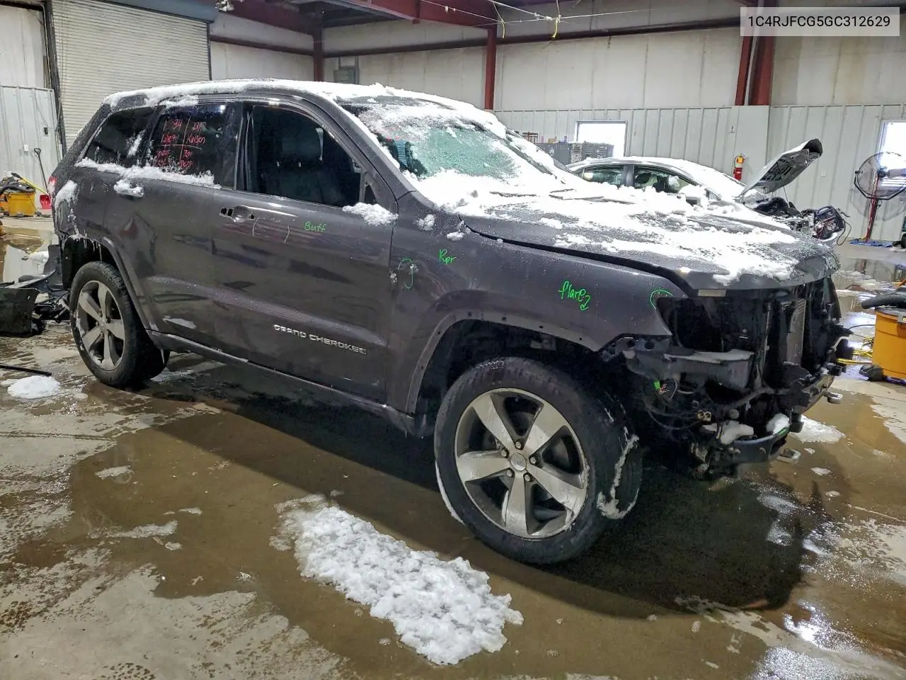 1C4RJFCG5GC312629 2016 Jeep Grand Cherokee Overland