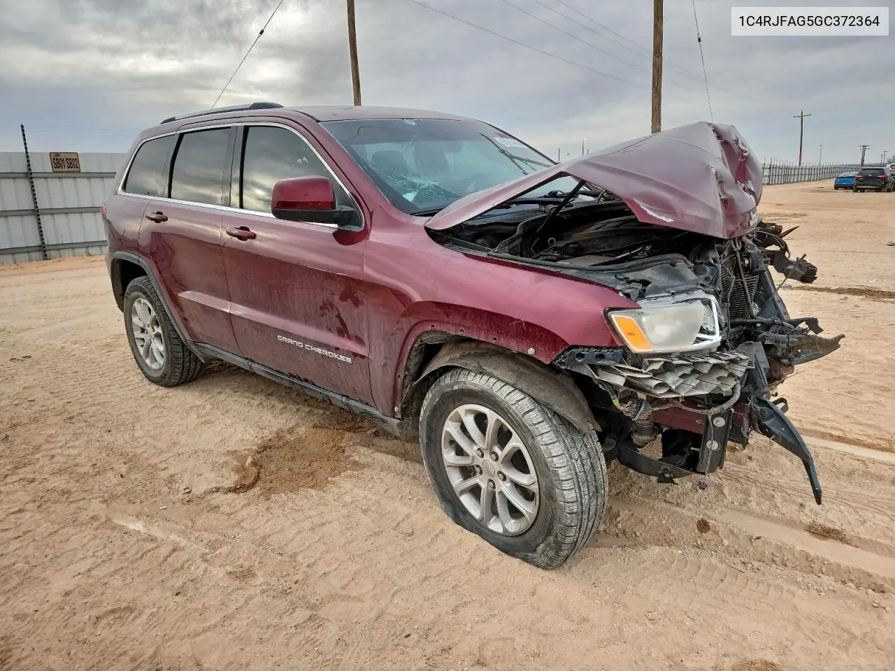 1C4RJFAG5GC372364 2016 Jeep Grand Cherokee Laredo