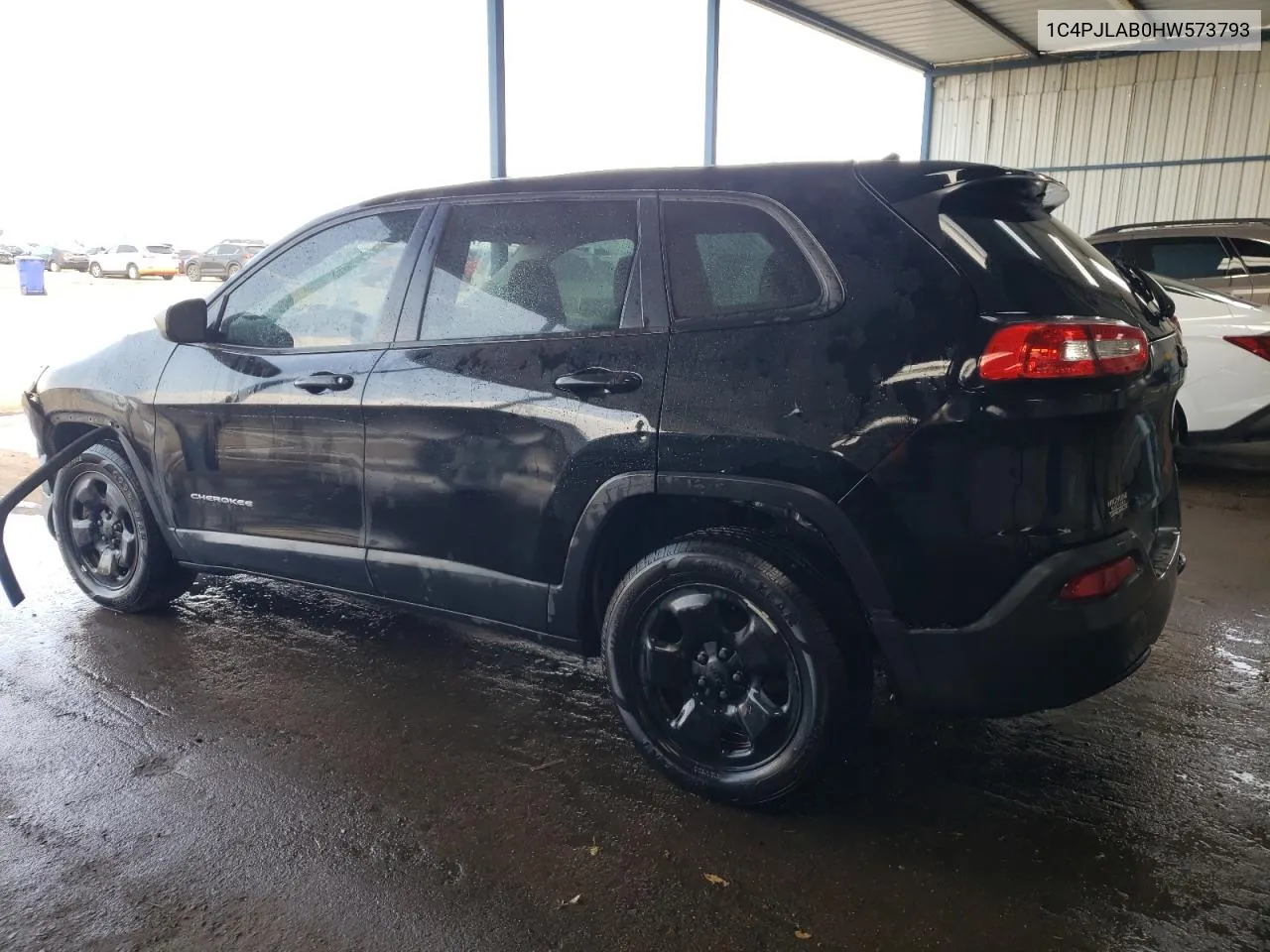 2017 Jeep Cherokee Sport VIN: 1C4PJLAB0HW573793 Lot: 64582604