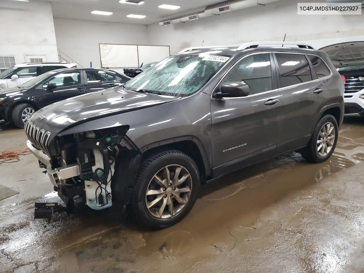 2017 Jeep Cherokee Limited VIN: 1C4PJMDS1HD227927 Lot: 72242744