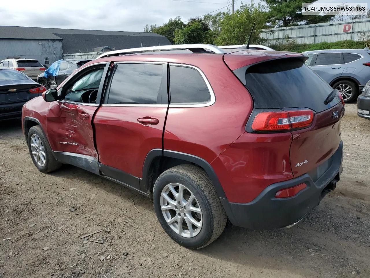 2017 Jeep Cherokee Latitude VIN: 1C4PJMCS6HW531163 Lot: 72688324