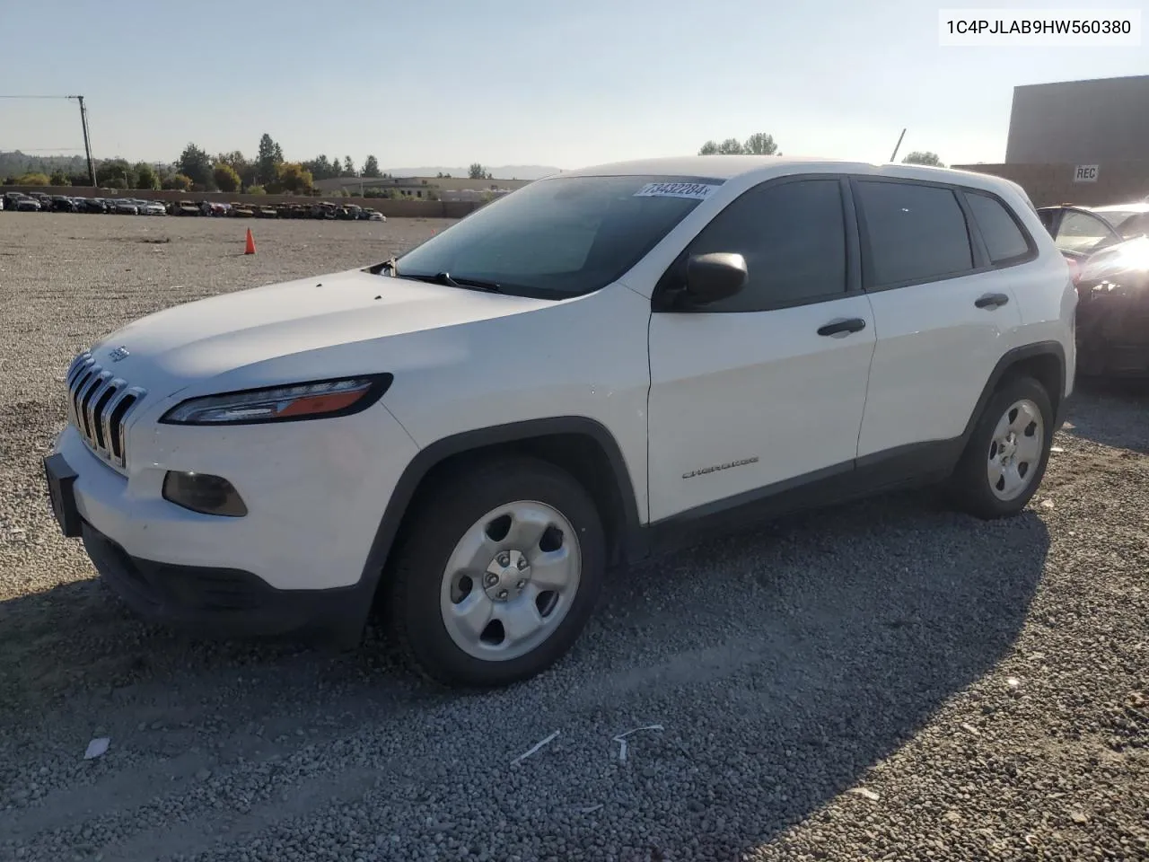 2017 Jeep Cherokee Sport VIN: 1C4PJLAB9HW560380 Lot: 73432284