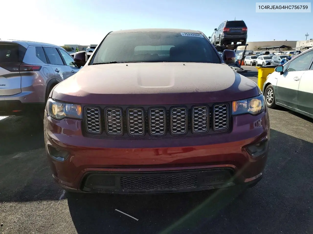 1C4RJEAG4HC756759 2017 Jeep Grand Cherokee Laredo
