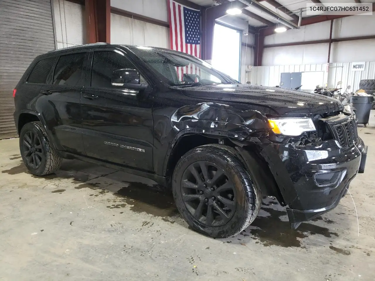 1C4RJFCG7HC631452 2017 Jeep Grand Cherokee Overland