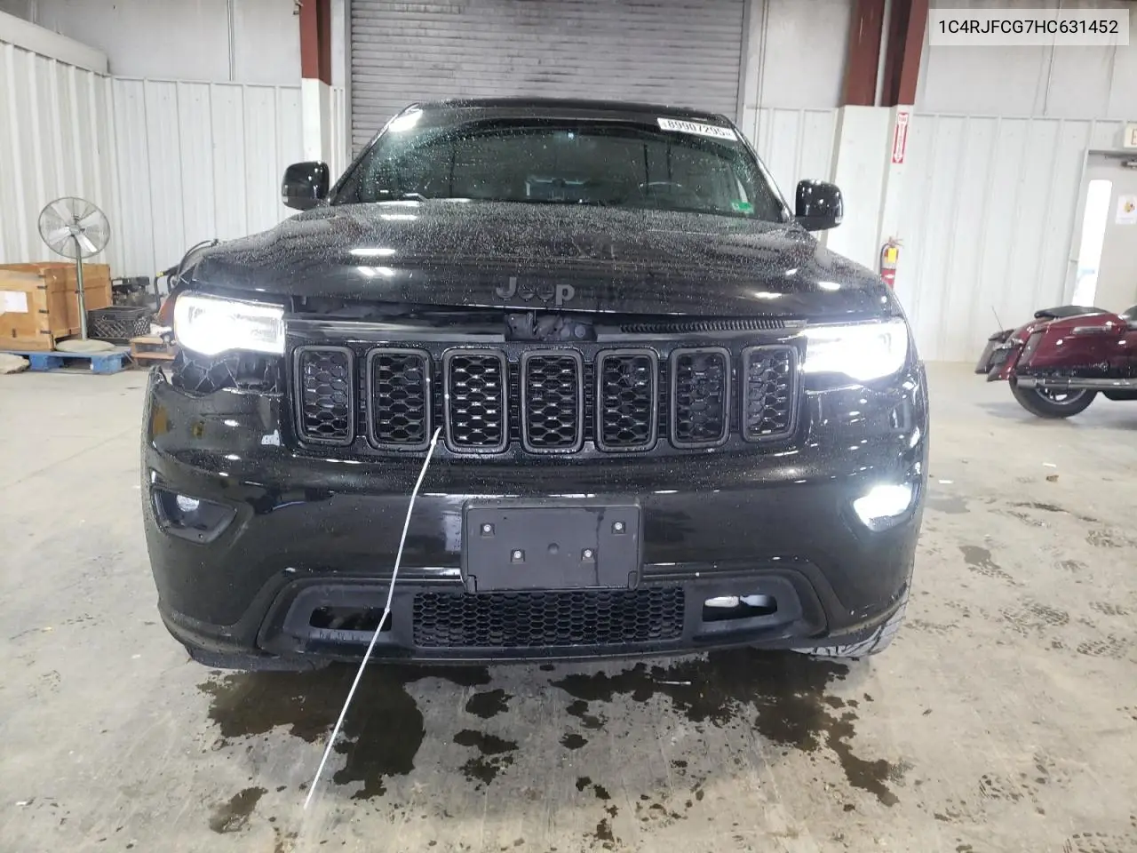 1C4RJFCG7HC631452 2017 Jeep Grand Cherokee Overland