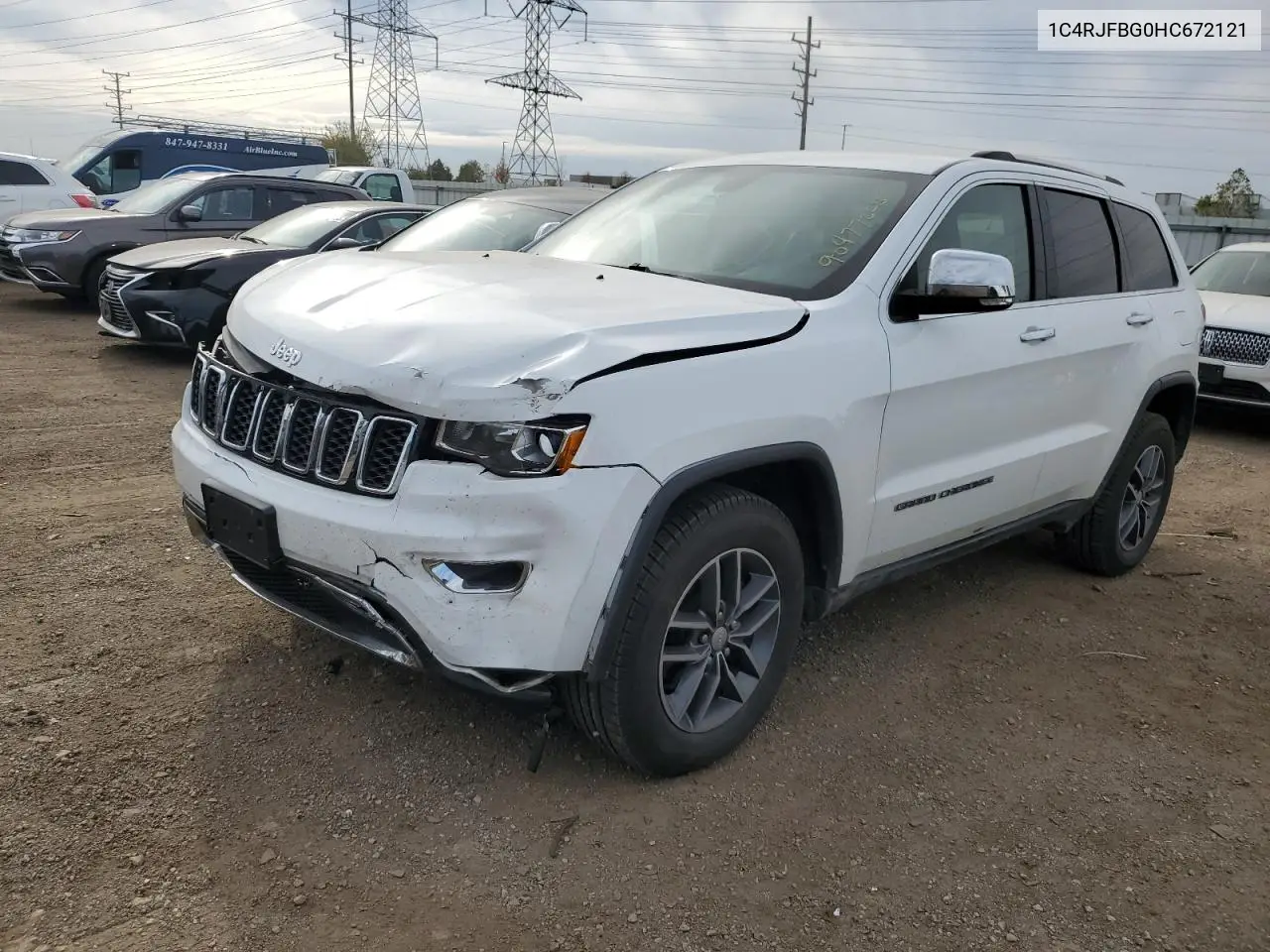 1C4RJFBG0HC672121 2017 Jeep Grand Cherokee Limited