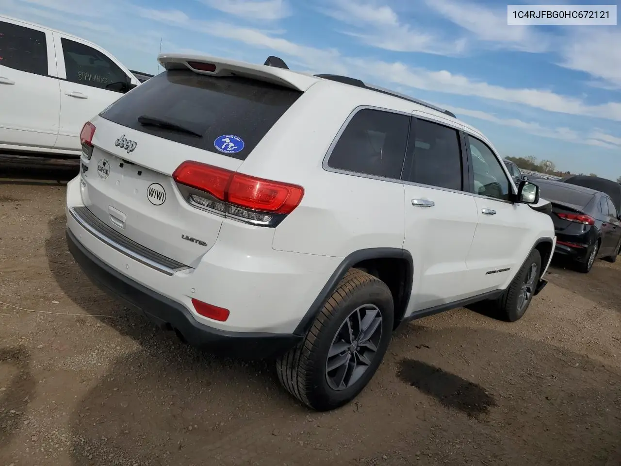 1C4RJFBG0HC672121 2017 Jeep Grand Cherokee Limited