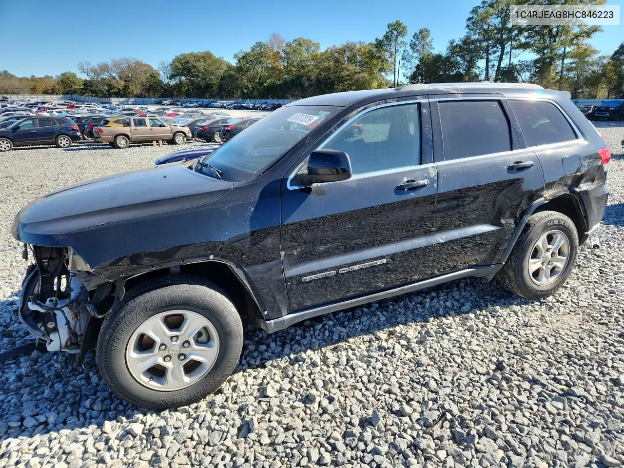 1C4RJEAG8HC846223 2017 Jeep Grand Cherokee Laredo