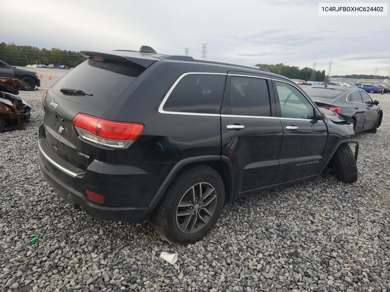 1C4RJFBGXHC624402 2017 Jeep Grand Cherokee Limited