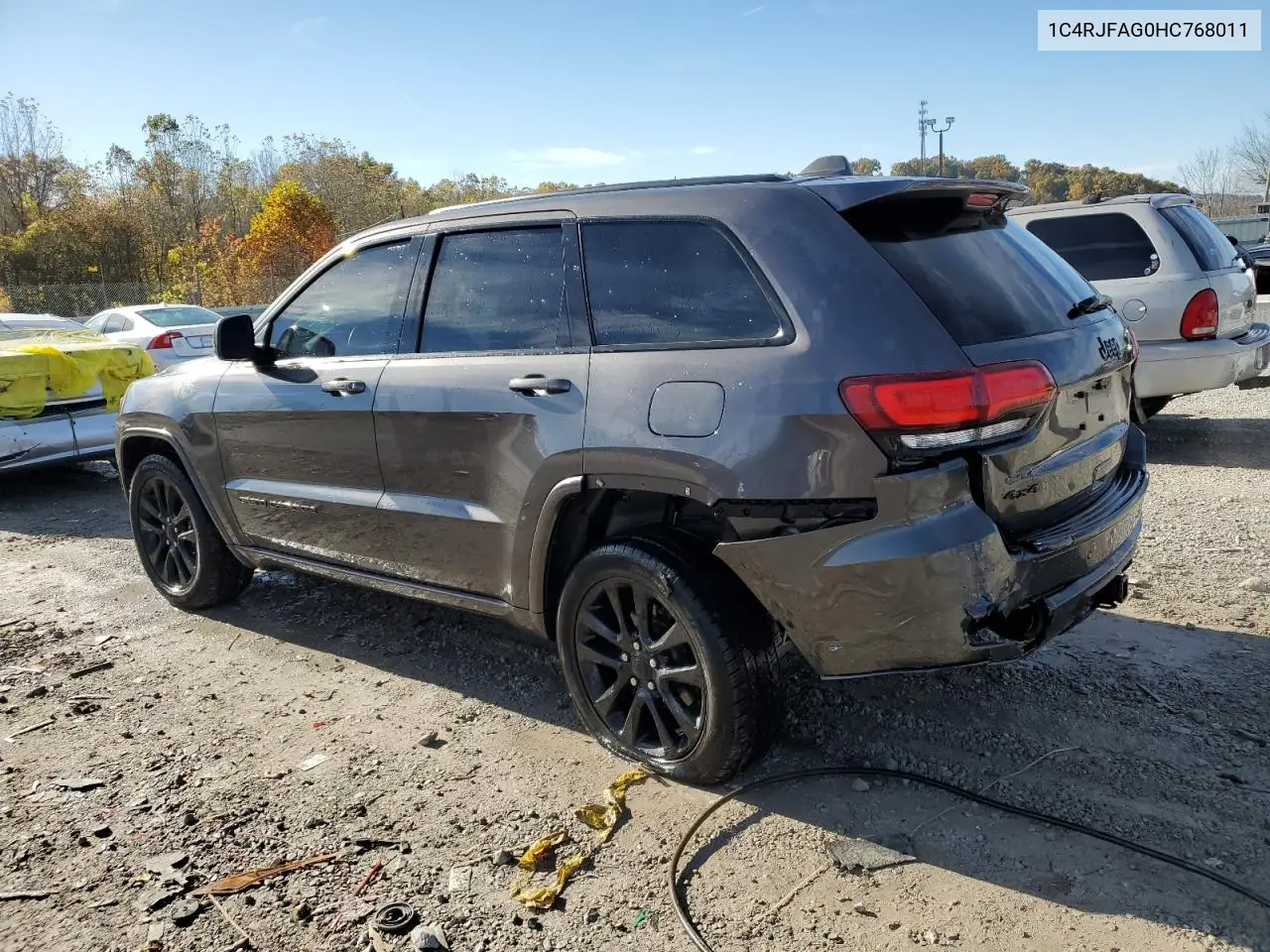 1C4RJFAG0HC768011 2017 Jeep Grand Cherokee Laredo