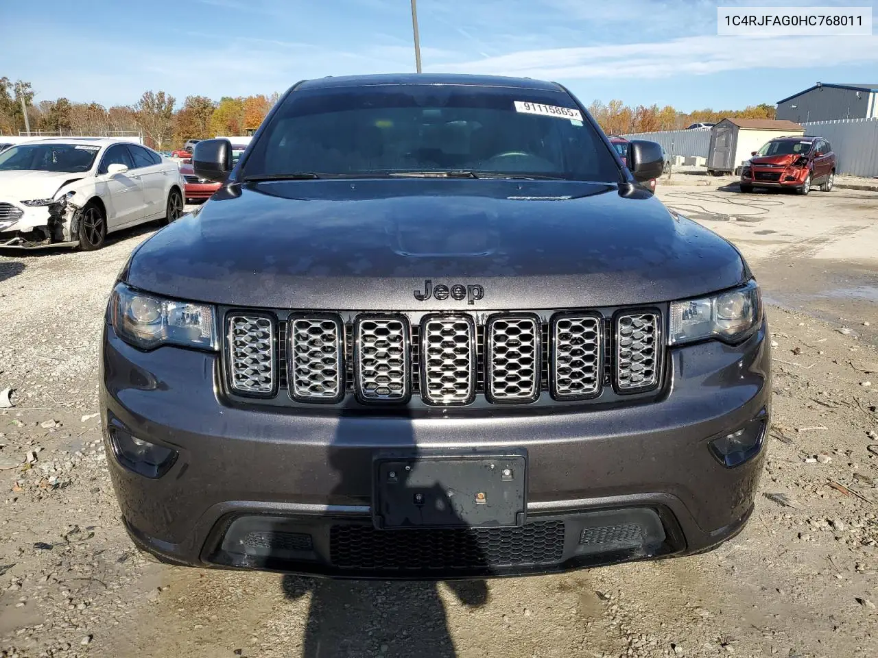 1C4RJFAG0HC768011 2017 Jeep Grand Cherokee Laredo